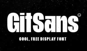 GitSans Cool Display Font