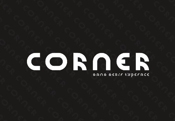Corner Display Font