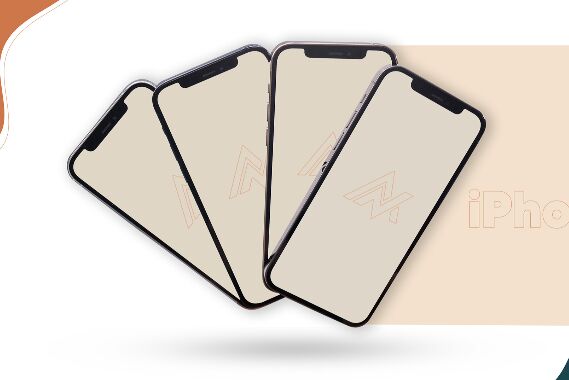 iPhone 12 Mockups (3 Scenes)