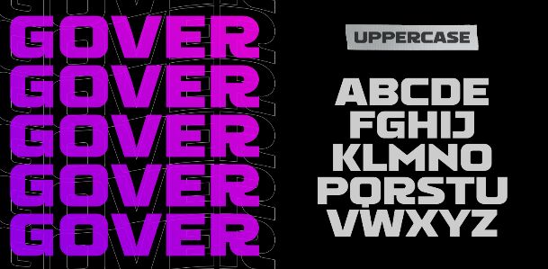 GOVER Display Font