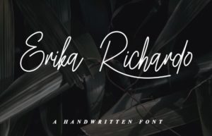 Erika Richardo Script Font
