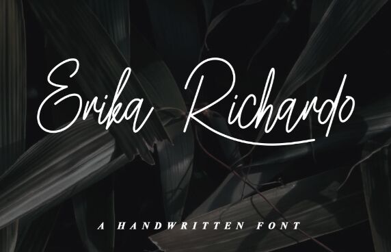 Erika Richardo Script Font