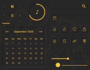 Clean Neomorphism UI Kit Adobe XD