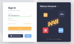 Elegant Sign in Sign up Template Figma
