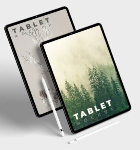 High Resolution iPad Pro PSD Mockup
