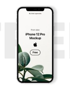 iPhone 12 Pro Mockup (Front View) PSD