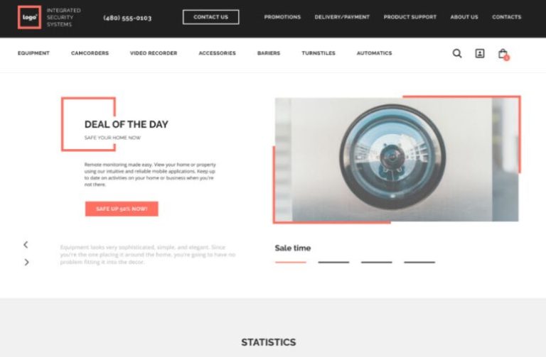 E-shop Template Figma