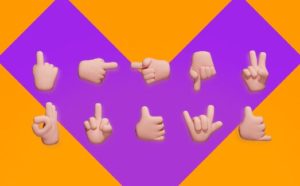 10 3D Hand (Gesture) Icons