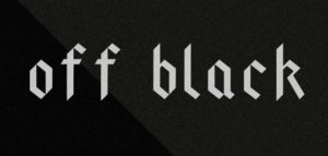 Off Black Display Font