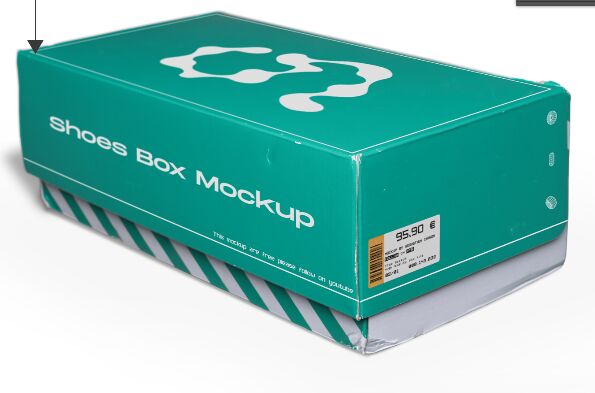 Shoes Box PSD Mockup