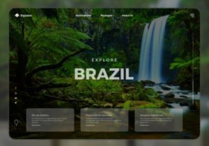 Travel Website Template Figma