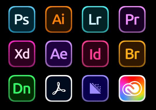 21 Adobe Creative Cloud Icons For Big Sur
