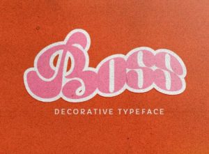 Boss Decorative Typeface