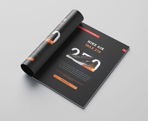 A4 Size Product Catalogue PSD Mockups