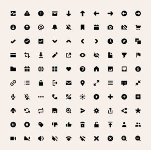 100 Mini Figma Icons