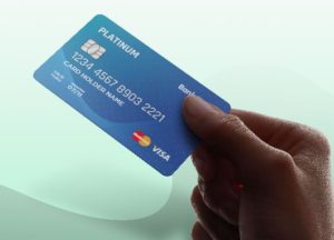 Realistic ATM Credit Card Template Vector