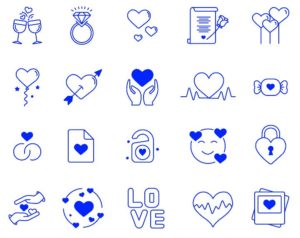 20 Love Vector Icons