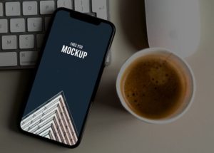 Modern iPhone 12 Mockup For Photoshop