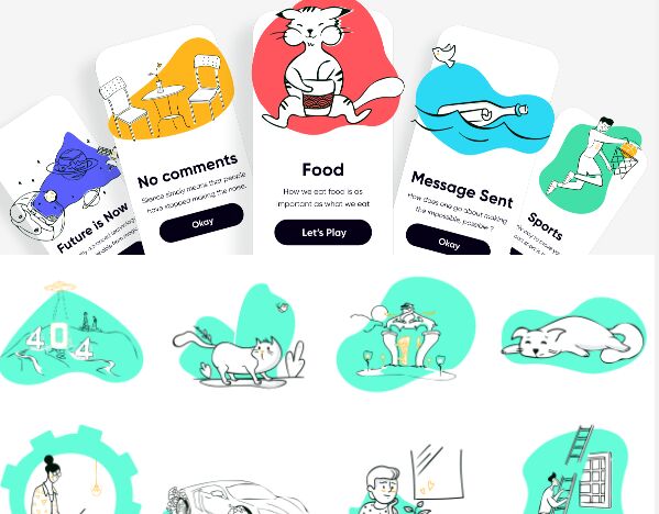 Open Source Illustration Pack Figma