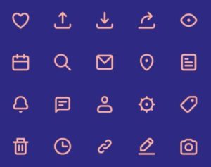 20 Minimal UI SVG Icons