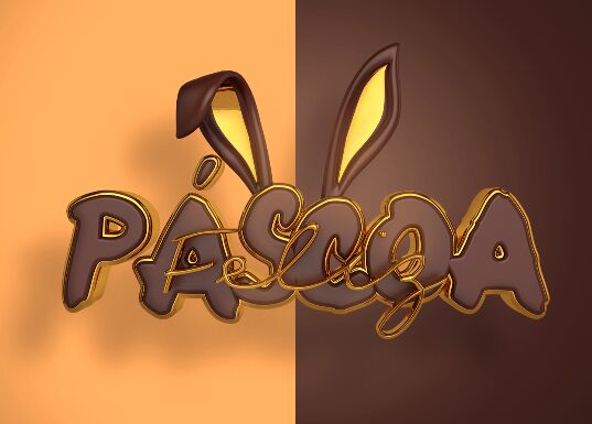 3D Easter Sticker