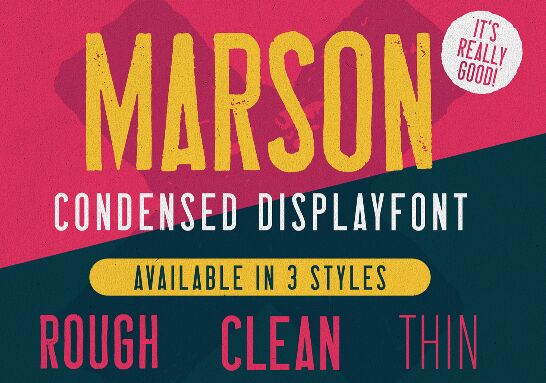 Marson Display Font