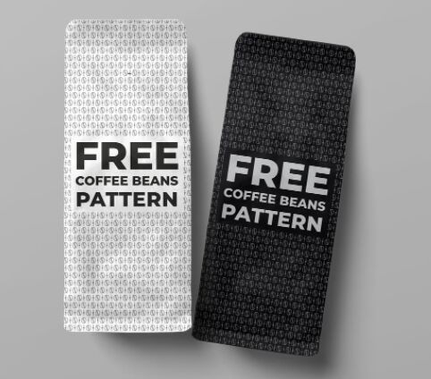 2 Free Hi-Res Coffee Beans Patterns