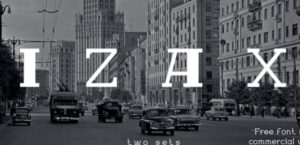 IZAX Serif Font