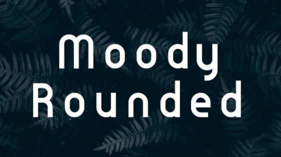 Moody Rounded Typeface