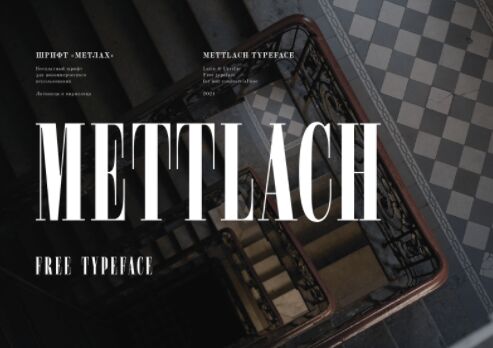 Mettlach Typeface