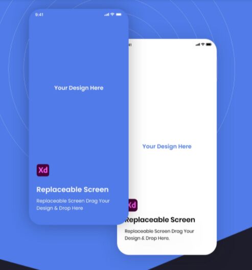Mobile App Screen Presentation Adobe XD