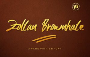Zoltan Brownhate Font
