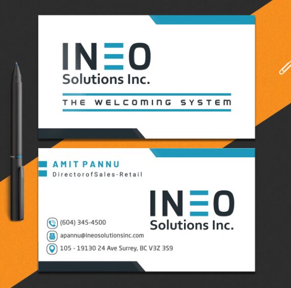 Clean Business Card Design Template PSD