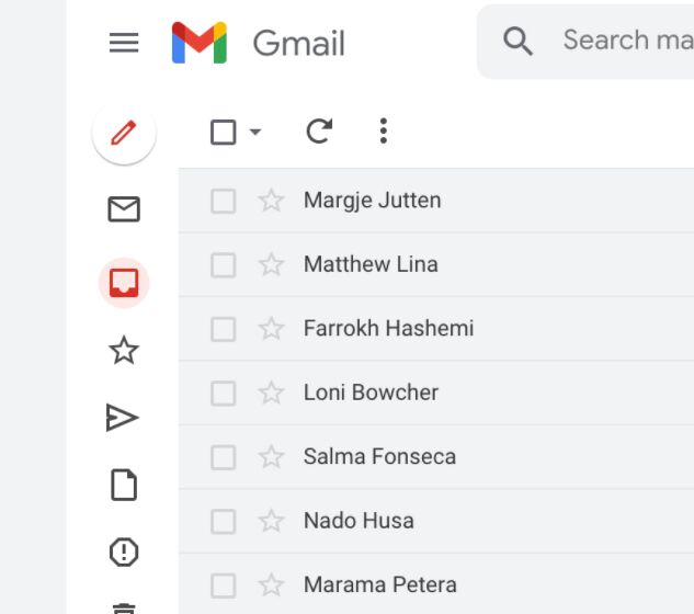 Gmail App Template Sketch