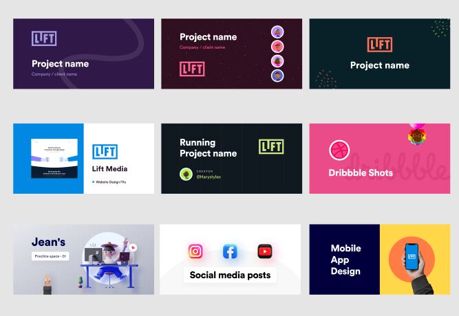 15 Thumbnail Templates Figma