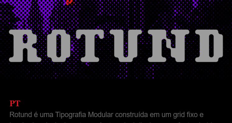 ROTUND Display Font