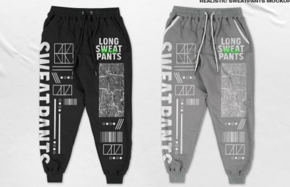 Sweatpants PSD Mockup