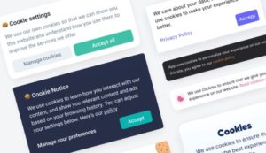 GDPR Cookie Consent Banner Templates Figma