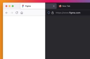 Fully Editable Firefox Browser Template Figma