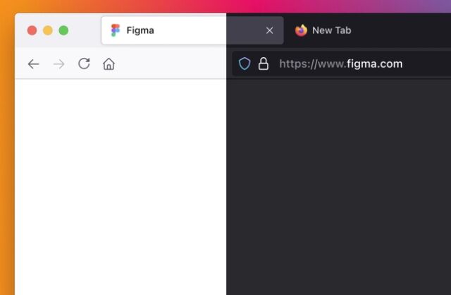Fully Editable Firefox Browser Template Figma