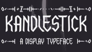 Kandlestick Font