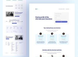 Professional Medical Doctor Landing Page Template Figma
