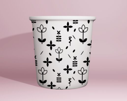 Editable Paper Cup Mockup PSD