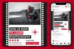Instagram Banner Template For Photography