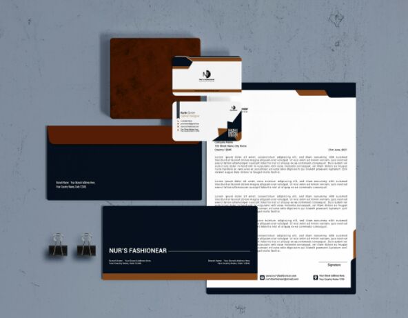 Editable Printy Read Corporate Stationery Vector Set