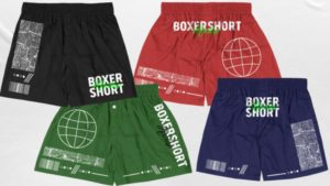 Editable Boxer Short PSD Mockup