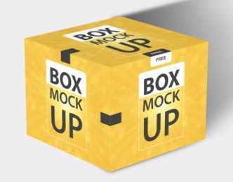 Download Free Square Box Packaging Mockup PSD - Free PSD Mockups