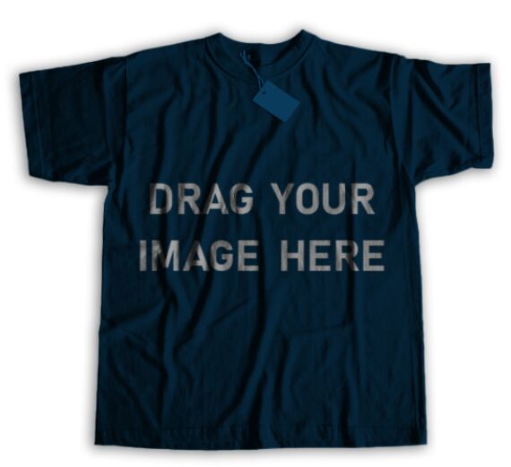 Fully Editable T-shirt With Tag Label PSD Mockup
