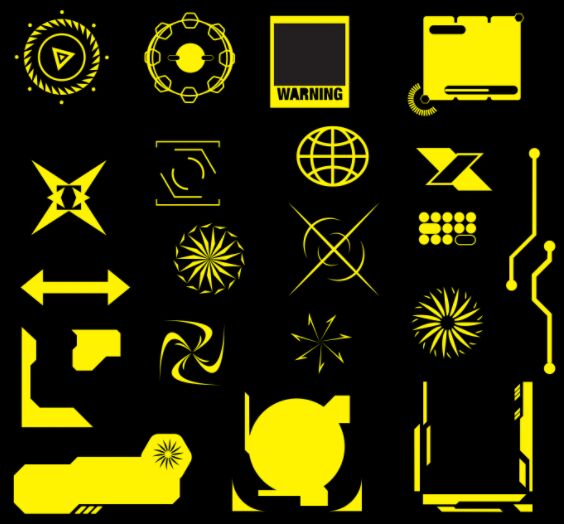 21 Vector Shapes & Decorations
