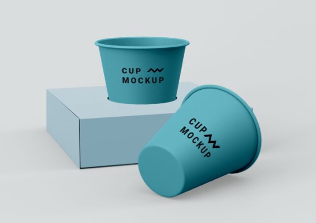 Coffee Paper Mockup PSD